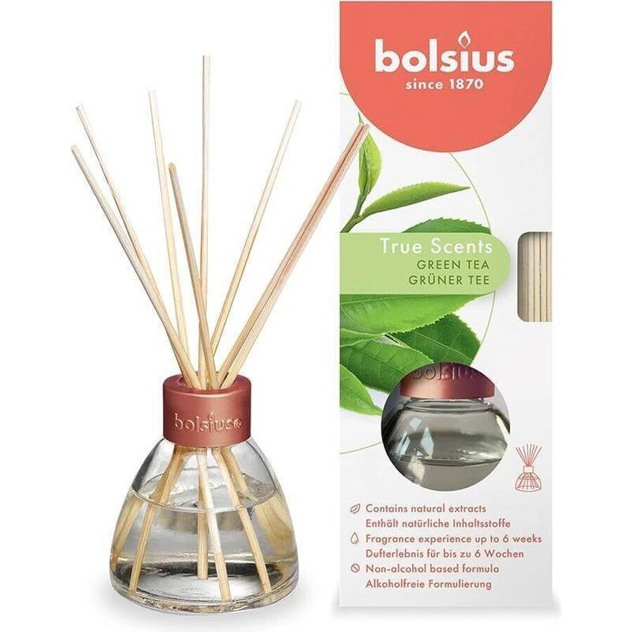 Buy Bolsius Aromatic 2.0 Green Tea Diffuser Scented Sticks 1×45 ml, fragrance for apartment Bolsius Aromatic 2.0 Green Tea Diffuser Scented Sticks 1×45 ml, fragrance for apartment