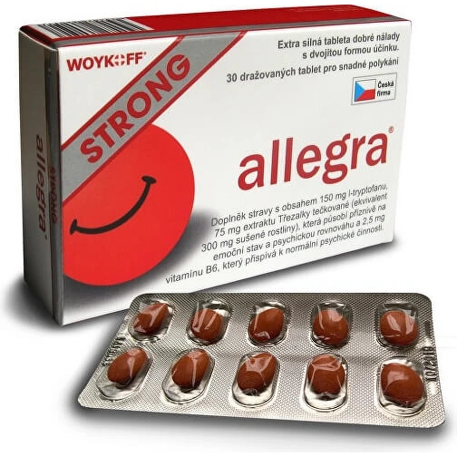 allegra STRONG 1×30 tbl, complemento alimenticio