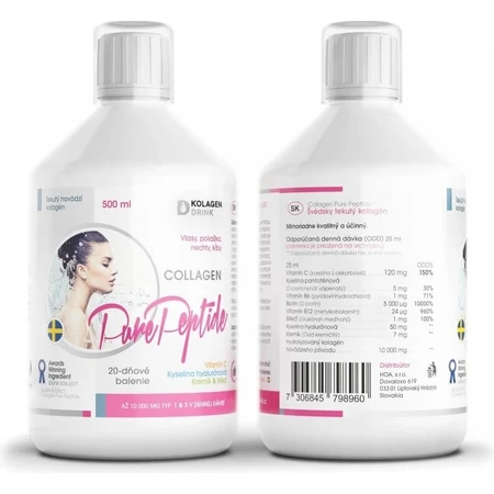 CollagenDrink Collagen 10000 hydrolyzed bovine collagen 1×500 ml, 20 doses per pack