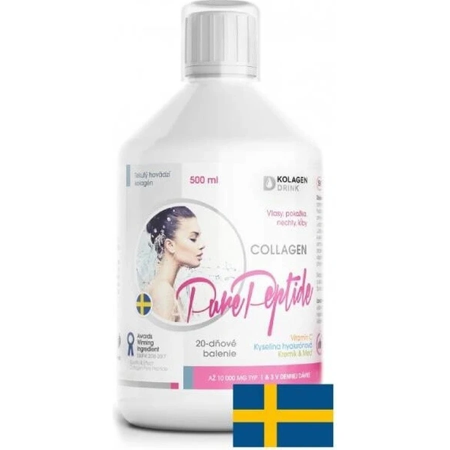 CollagenDrink Collagen 10000 hydrolyzed bovine collagen 1×500 ml, 20 doses per pack