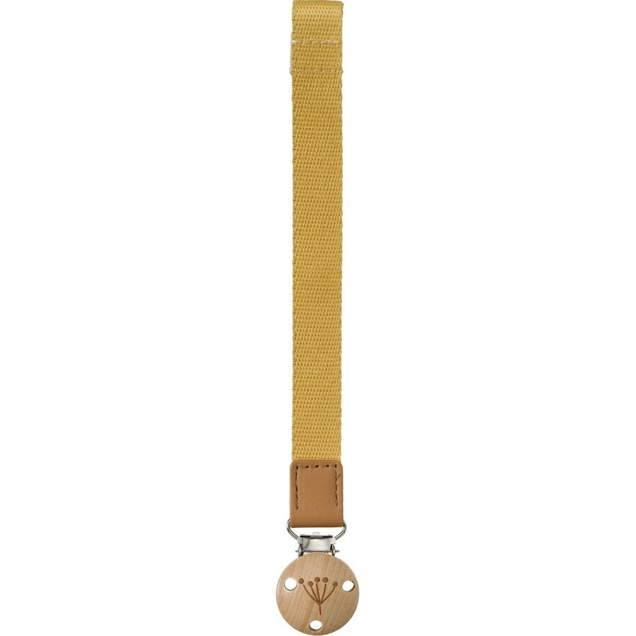 FRESK Clip fopspeen oker 1×1 stuk, clip fopspeen