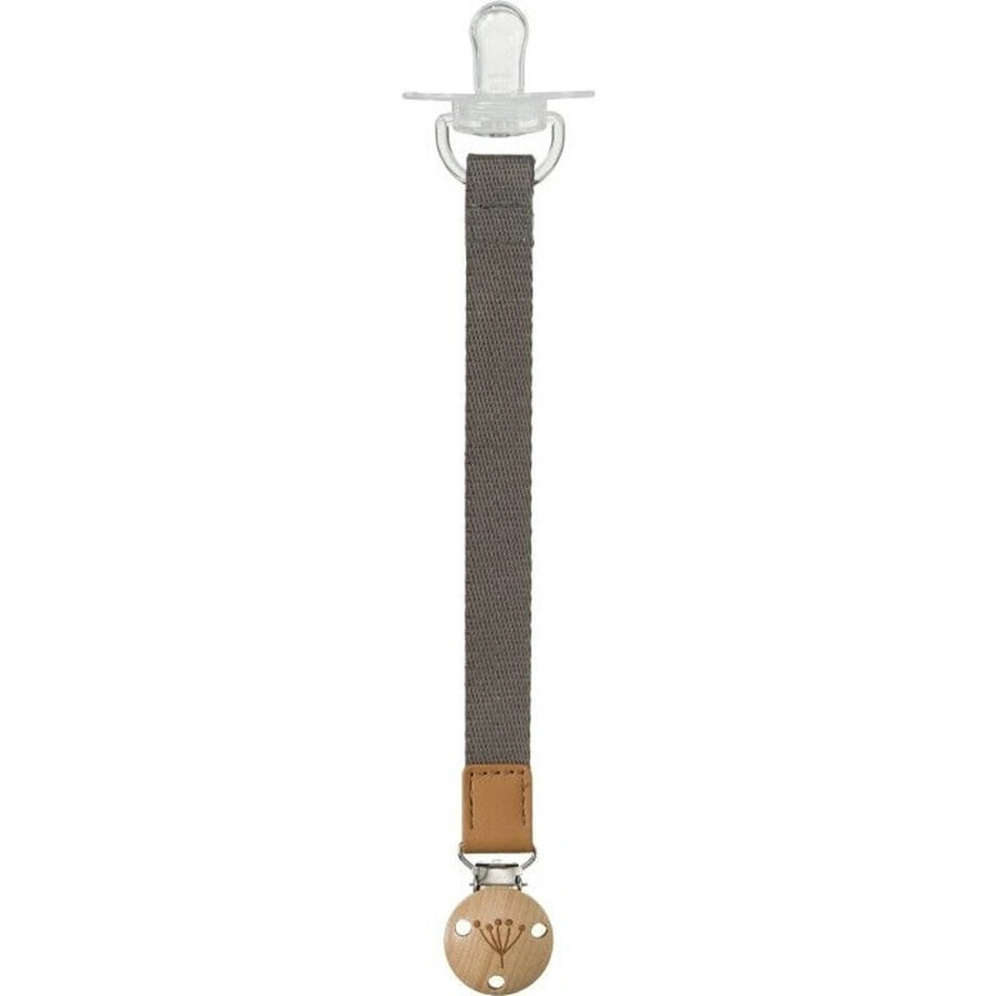 FRESK Clip fopspeen oker 1×1 stuk, clip fopspeen