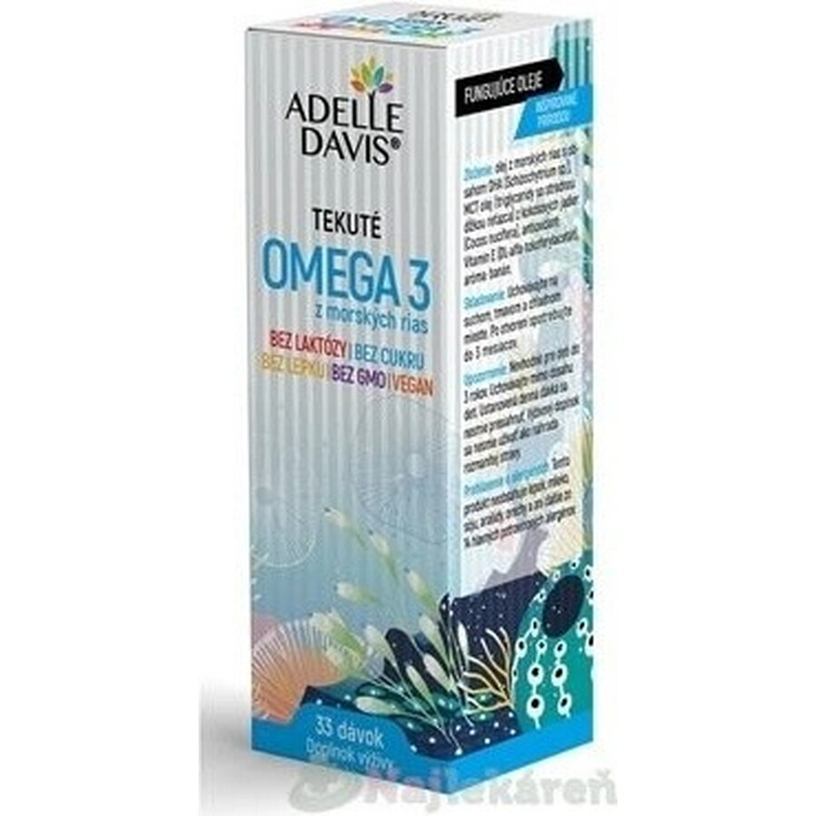 Buy Adelle Davis OMEGA 3 from seaweed 50 ml 1×50 ml, nutritional supplement Adelle Davis OMEGA 3 from seaweed 50 ml 1×50 ml, nutritional supplement