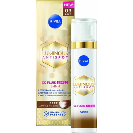 Nivea CC-Creme Cellular Luminous dark 1×40 ml, CC-Creme