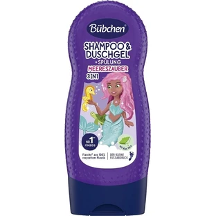 Bübchen Kids Shampoo & Shower Gel & Conditioner 3in1 Little Mermaid 1×50 ml, shampoo, shower gel and conditioner