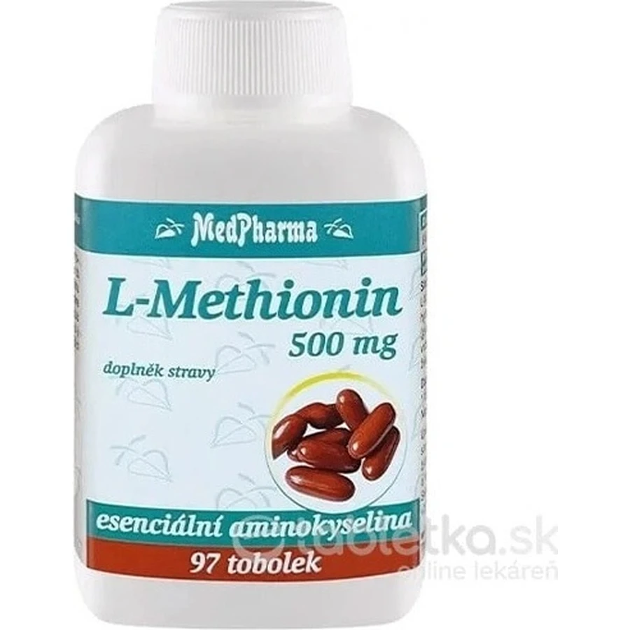 MedPharma L-Methionine 500 mg 1×97 cps, food supplement