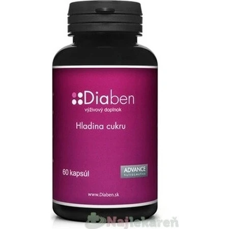 Diaben 60 cps - suikerspiegel 1×60 cps, voedingssupplement