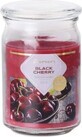 Emocio Glasflasche 93x142 mm mit Glasdeckel Duftkerze Black Cherry 1&#215;1 St., Gr&#246;&#223;e 93 x 142 mm