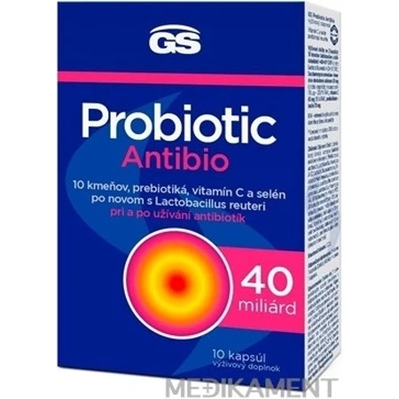 GS Probiotic Antibio 1×10 capsules, voedingssupplement