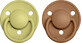 BIBS De Lux suzete din cauciuc natural meadow-earth 1&#215;2 buc, mărimea 1