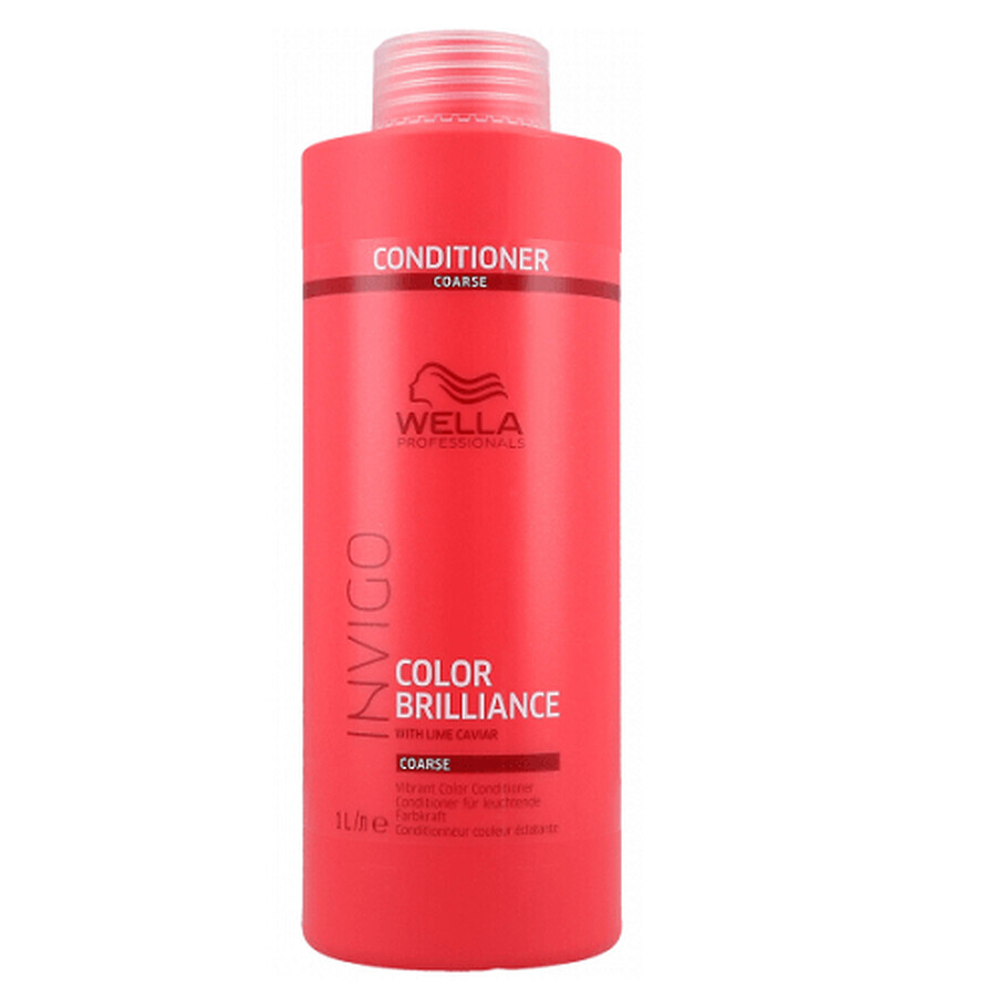 Conditionneur pour cheveux colorés Invigo Colour Brilliance Coarse, 1000 ml, Wella Professionals