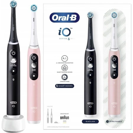 Toothbrush Oral-B iO Series 6 Pink 1×1, electric toothbrush