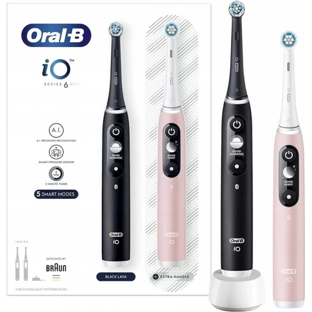 Toothbrush Oral-B iO Series 6 Pink 1×1, electric toothbrush