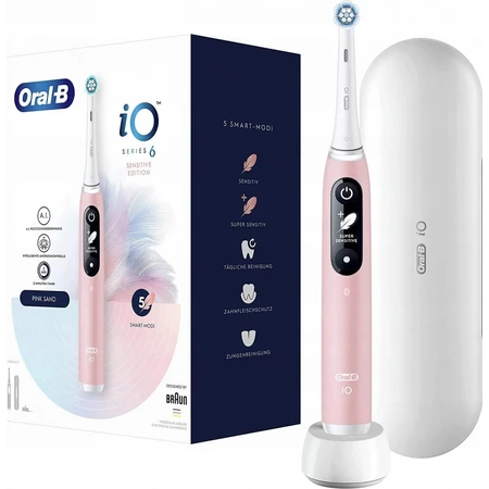 Toothbrush Oral-B iO Series 6 Pink 1×1, electric toothbrush