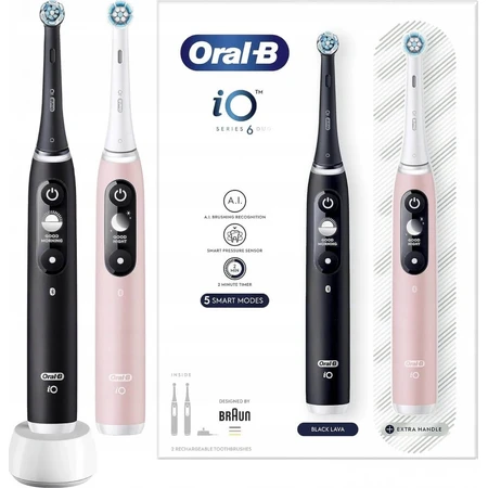 Toothbrush Oral-B iO Series 6 Pink 1×1, electric toothbrush