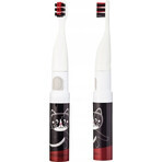 VITAMMY SMILE cepillo de dientes sónico infantil, gato negro, a partir de 3 años 1×1 ud, con dibujo de un gato negro VITAMMY SMILE cepillo de dientes sónico infantil, gato negro, a partir de 3 años 1×1 ud, con dibujo de un gato negro