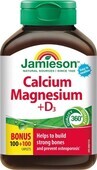 JAMIESON CALCIUM, MAGNESIUM WITH VITAMIN D3 1&#215;120 tbl, calcium + magnesium + vitamin D3