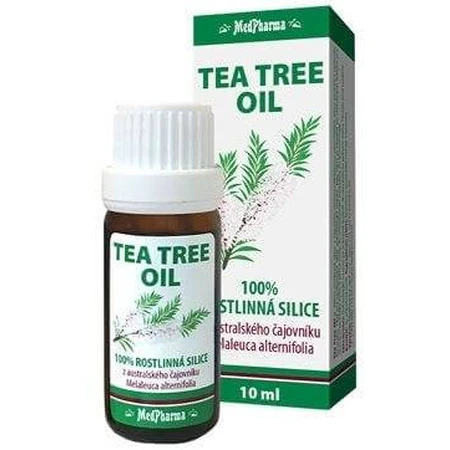 MedPharma TEA TREE OIL 1×10 ml, 100% Australian Tea Tree Essential Oil