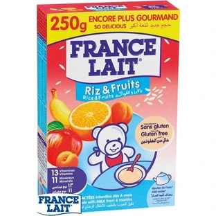 FRANCE LAIT Reisbrei mit Milch und Obst 1×250g, Babybrei