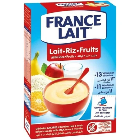 FRANCE LAIT Reisbrei mit Milch und Obst 1×250g, Babybrei