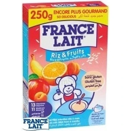 FRANCE LAIT Reisbrei mit Milch und Obst 1×250g, Babybrei