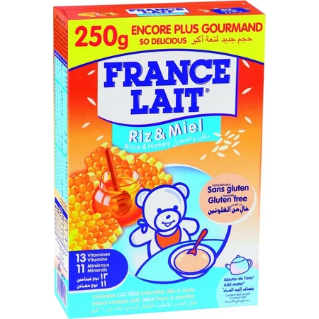 FRANCE LAIT Reisbrei mit Milch und Obst 1×250g, Babybrei