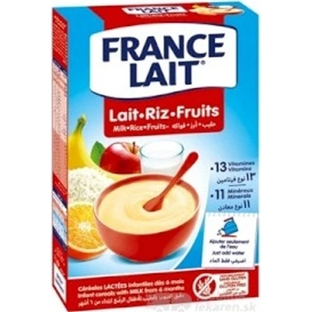 FRANCE LAIT Reisbrei mit Milch und Obst 1×250g, Babybrei