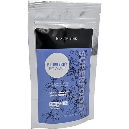 Health link BIO Heidelbeerpulver 1×80g, natürlicher Geschmack
