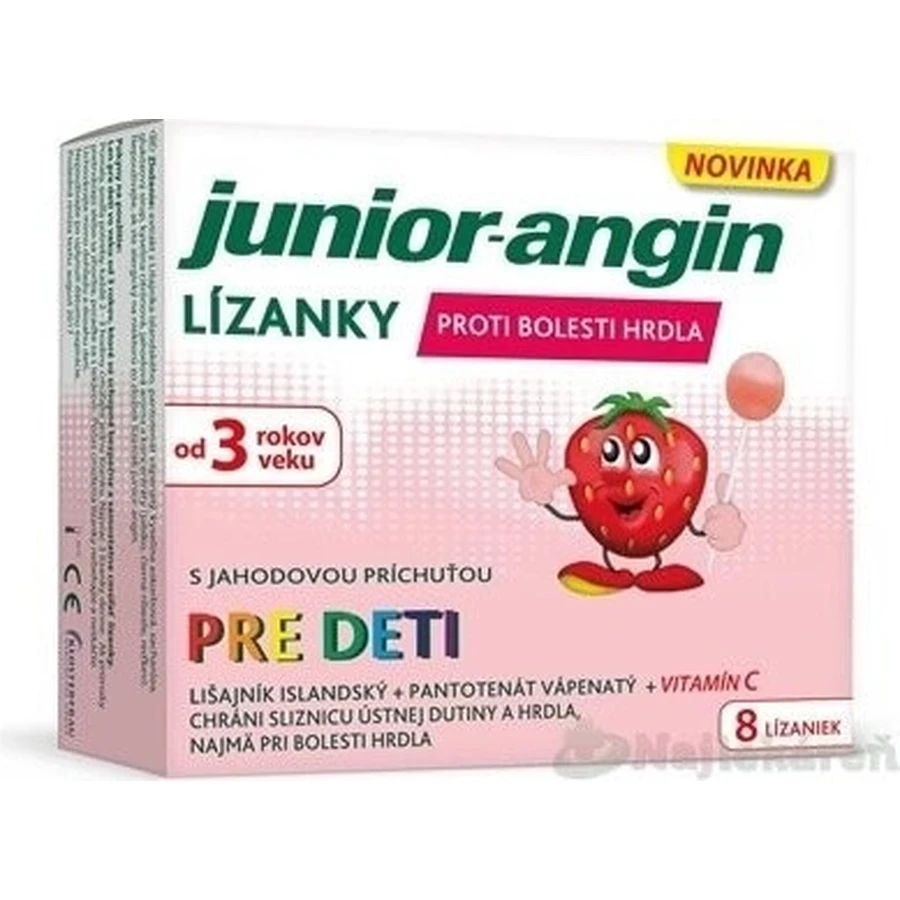Junior-angin Lutscher für Kinder 1×8 Stück, Lutscher für Kinder