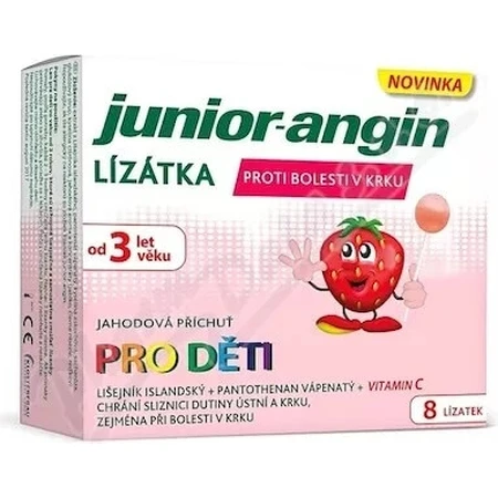 Junior-angin Lutscher für Kinder 1×8 Stück, Lutscher für Kinder