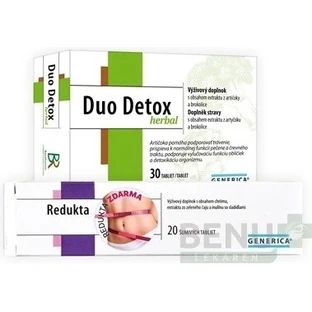 GENERICA DUO DETOX Kruiden 1×30 tbl, voedingssupplement