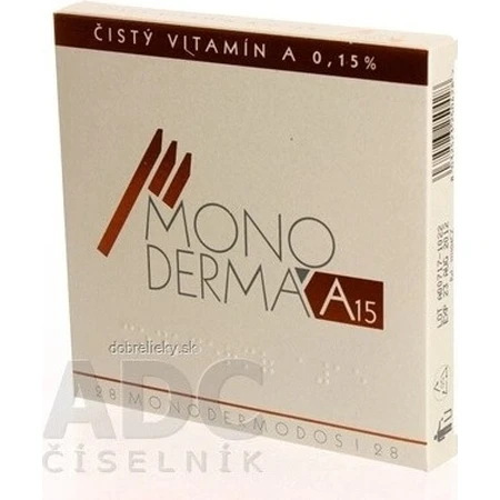 Monoderma A15 1×28 pcs, régénération des cellules de la peau