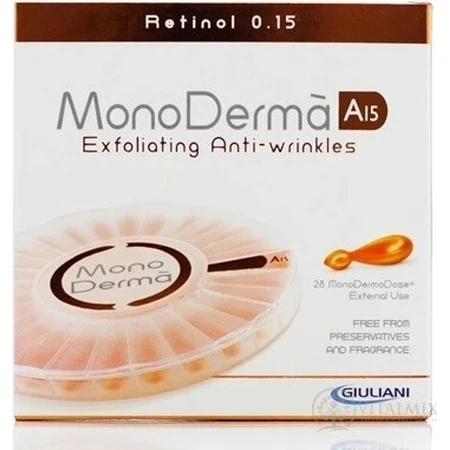 Monoderma A15 1×28 pcs, régénération des cellules de la peau