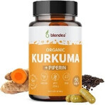 BLENDEA BIO KURKUMA+ PIPPERIN 1×90 cps, food supplement BLENDEA BIO KURKUMA+ PIPPERIN 1×90 cps, food supplement