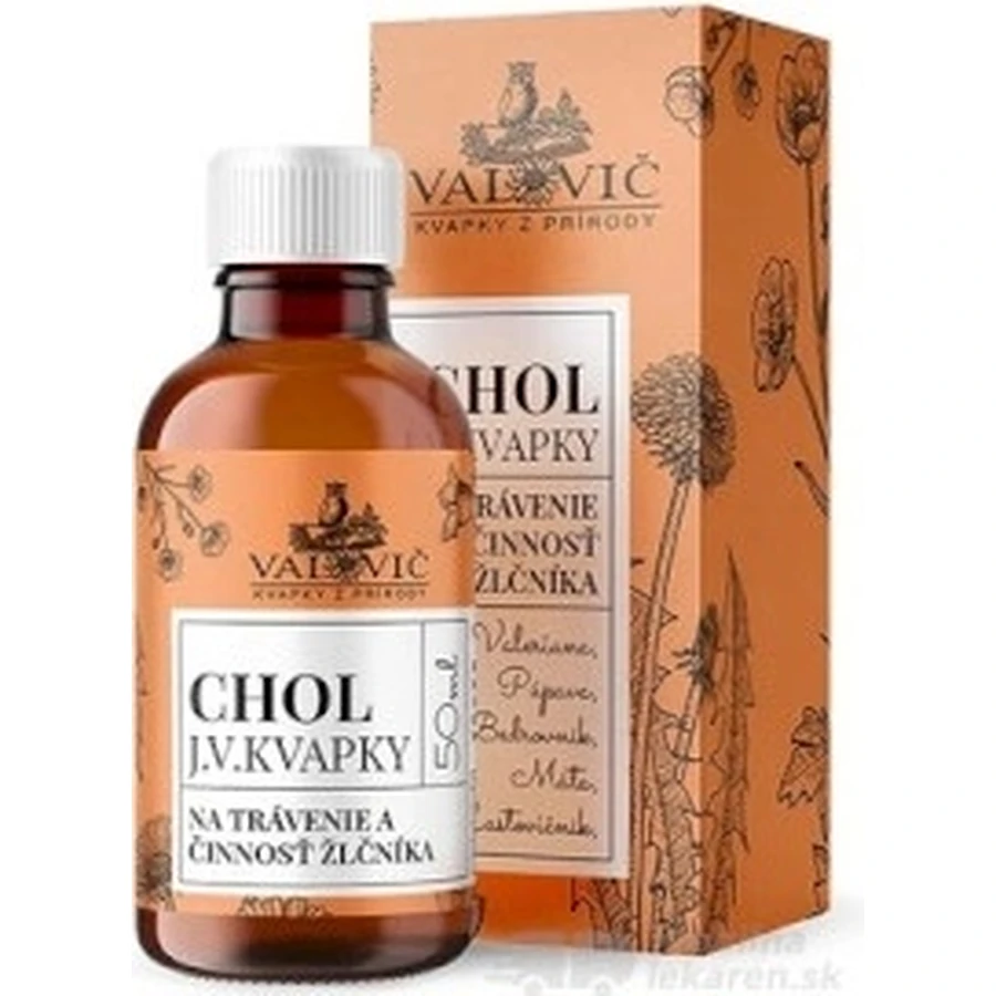 J.V. VAPES - CHOL 1×50 ml, for digestion and gallbladder function