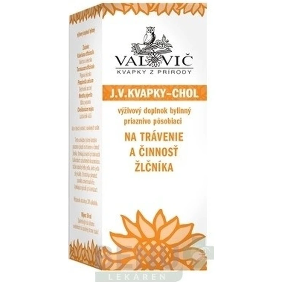 J.V. VAPES - CHOL 1×50 ml, for digestion and gallbladder function