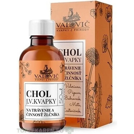 J.V. VAPES - CHOL 1×50 ml, for digestion and gallbladder function