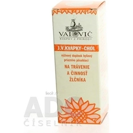 J.V. VAPES - CHOL 1×50 ml, for digestion and gallbladder function