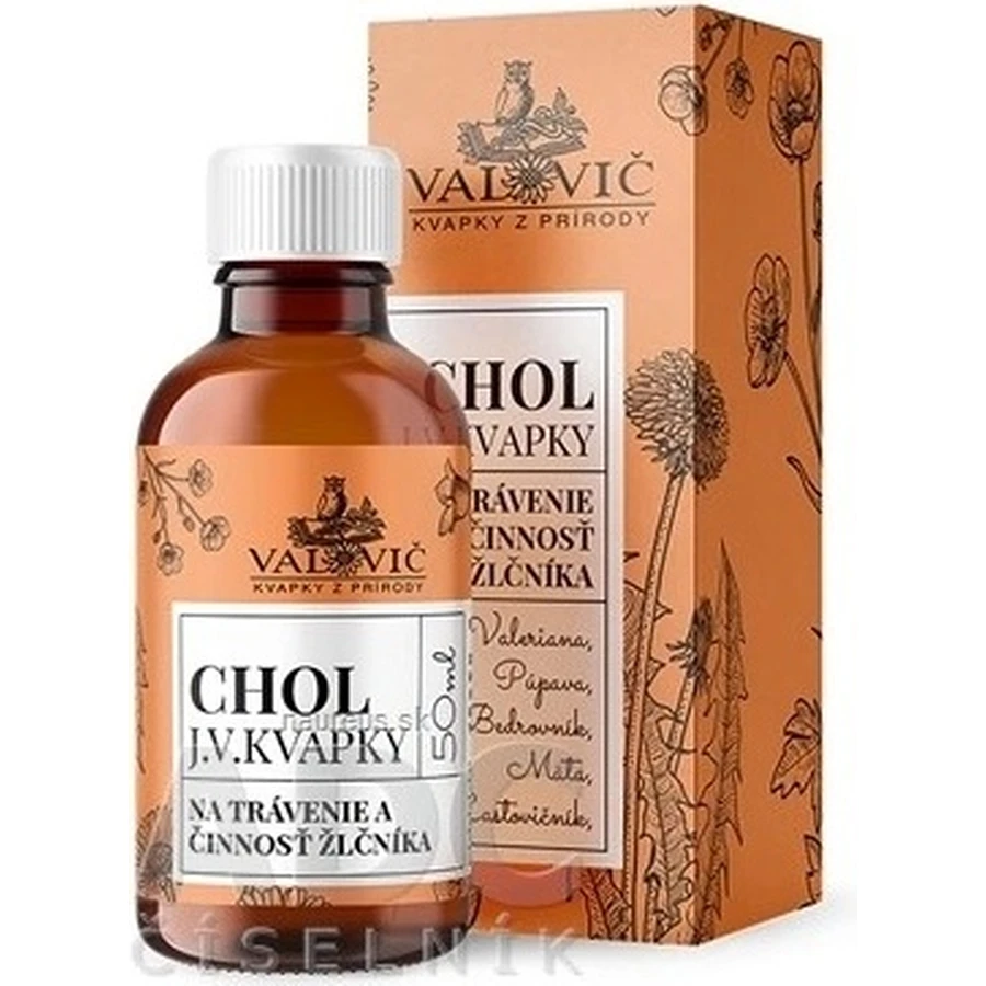 J.V. VAPES - CHOL 1×50 ml, for digestion and gallbladder function