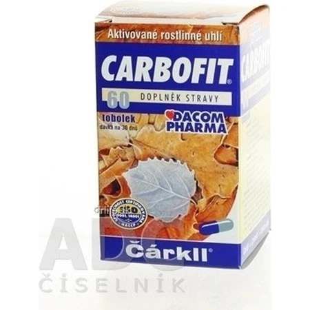CARBOFIT Carbón vegetal 1×60 cps, carbón activado