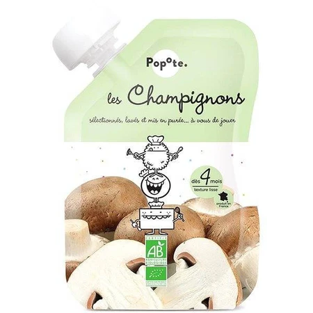 POPOTE Organic mushroom cap 120 g, 4+ 1×120 g