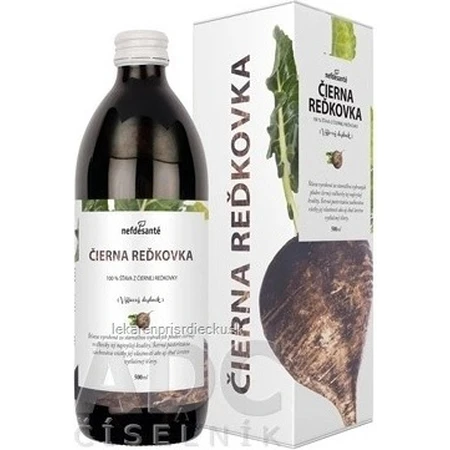 Nefdesanté Black Ridiche 1×500 ml, sap, met vitamine C