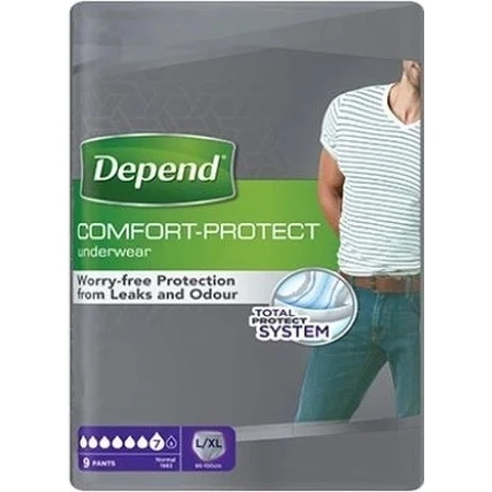 DEPEND NORMAL L/XL voor heren 1×9 stuks, stretch slip