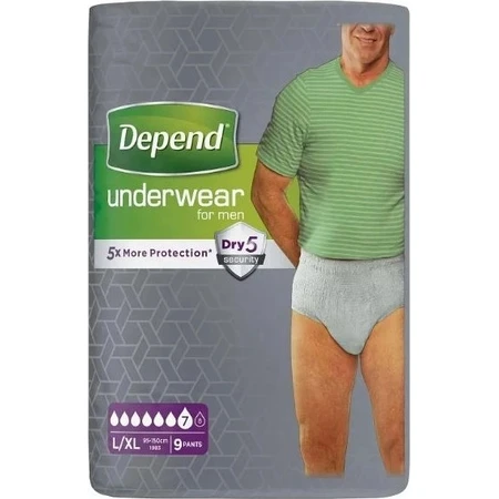 DEPEND NORMAL L/XL voor heren 1×9 stuks, stretch slip