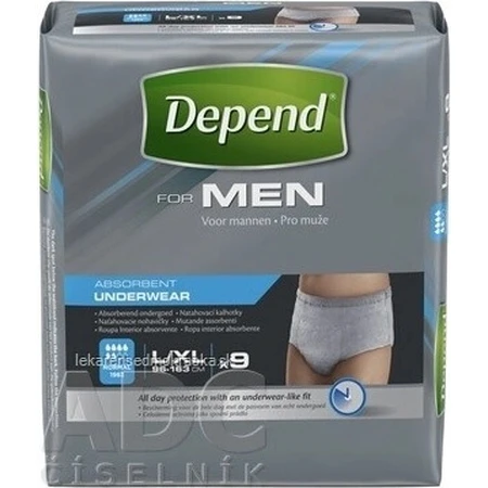 DEPEND NORMAL L/XL voor heren 1×9 stuks, stretch slip