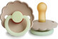 FRIGG Daisy suzetă de cauciuc Croissant NighT 0-6m 1&#215;1 buc, suzetă