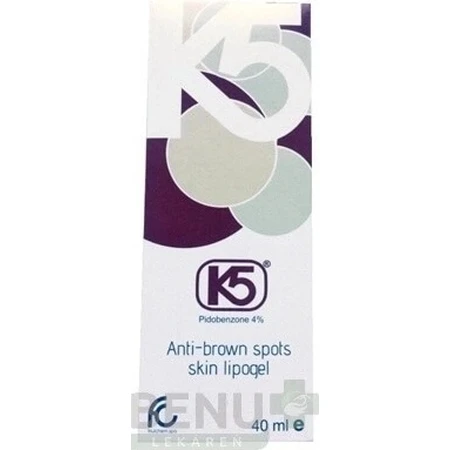 K5 Lipogel 1×40 ml, preparaat voor depigmentatie van bruine vlekken