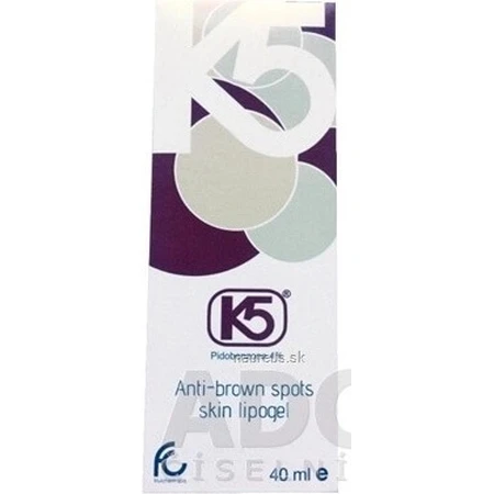 K5 Lipogel 1×40 ml, preparaat voor depigmentatie van bruine vlekken