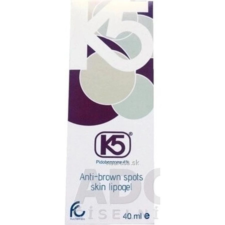 K5 Lipogel 1×40 ml, preparaat voor depigmentatie van bruine vlekken