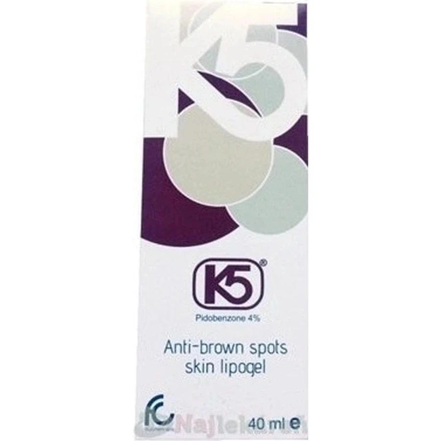 K5 Lipogel 1×40 ml, preparaat voor depigmentatie van bruine vlekken